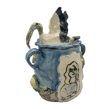Load image into Gallery viewer, Kate Missett - Covered Jar with Wood Stork

