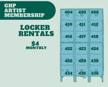 Load image into Gallery viewer, Artist Membership Locker (rental or renewal)
